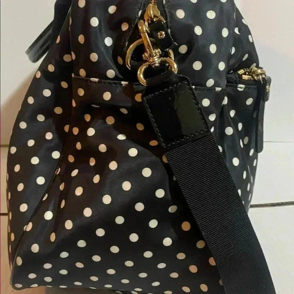 Kate spade polkadot nylon satchel handbag - Picture 4 of 16